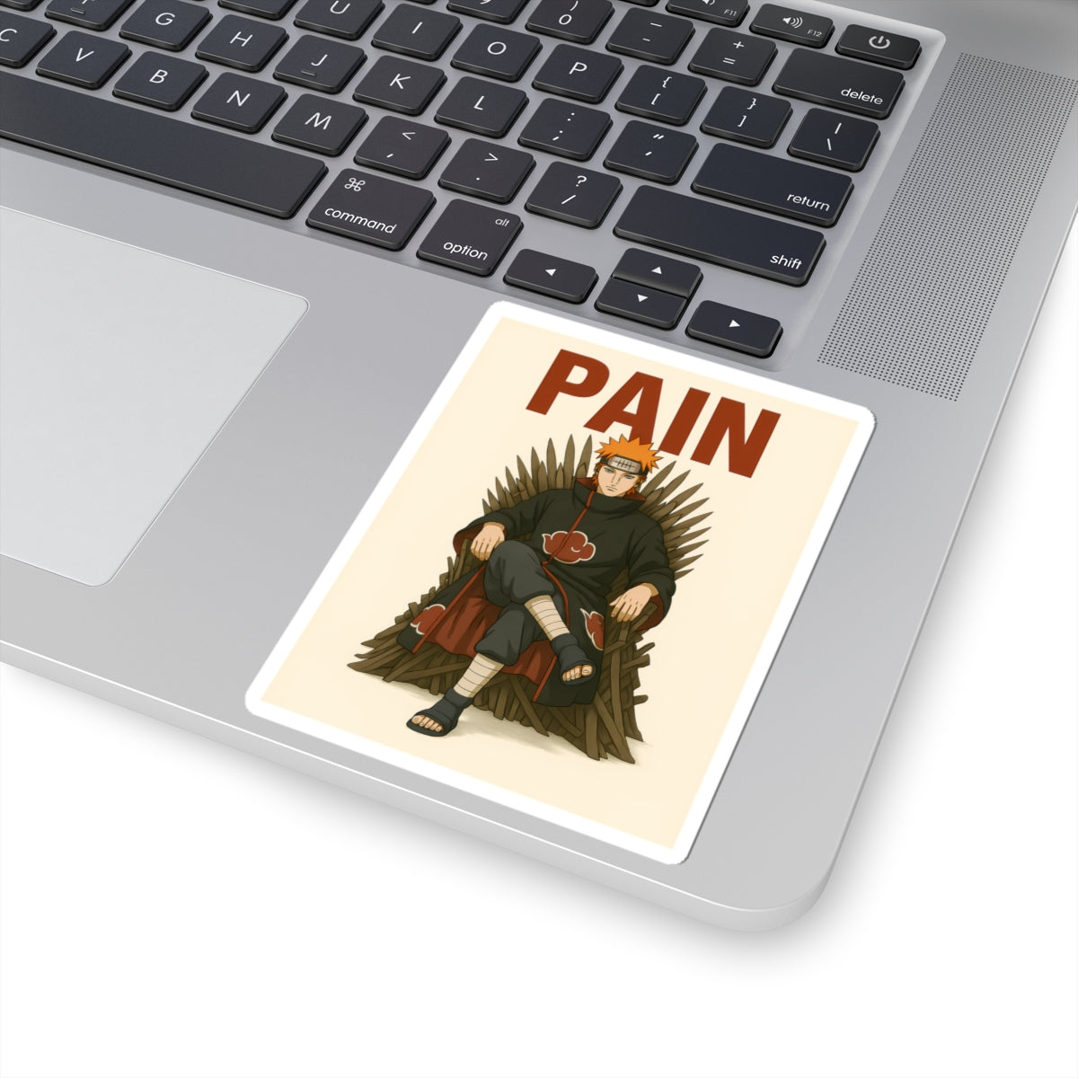 pain in the throne  Character Kiss-Cut Stickers | Laptop, Decor, Gift, Naruto, Pain, Custom Stickers
