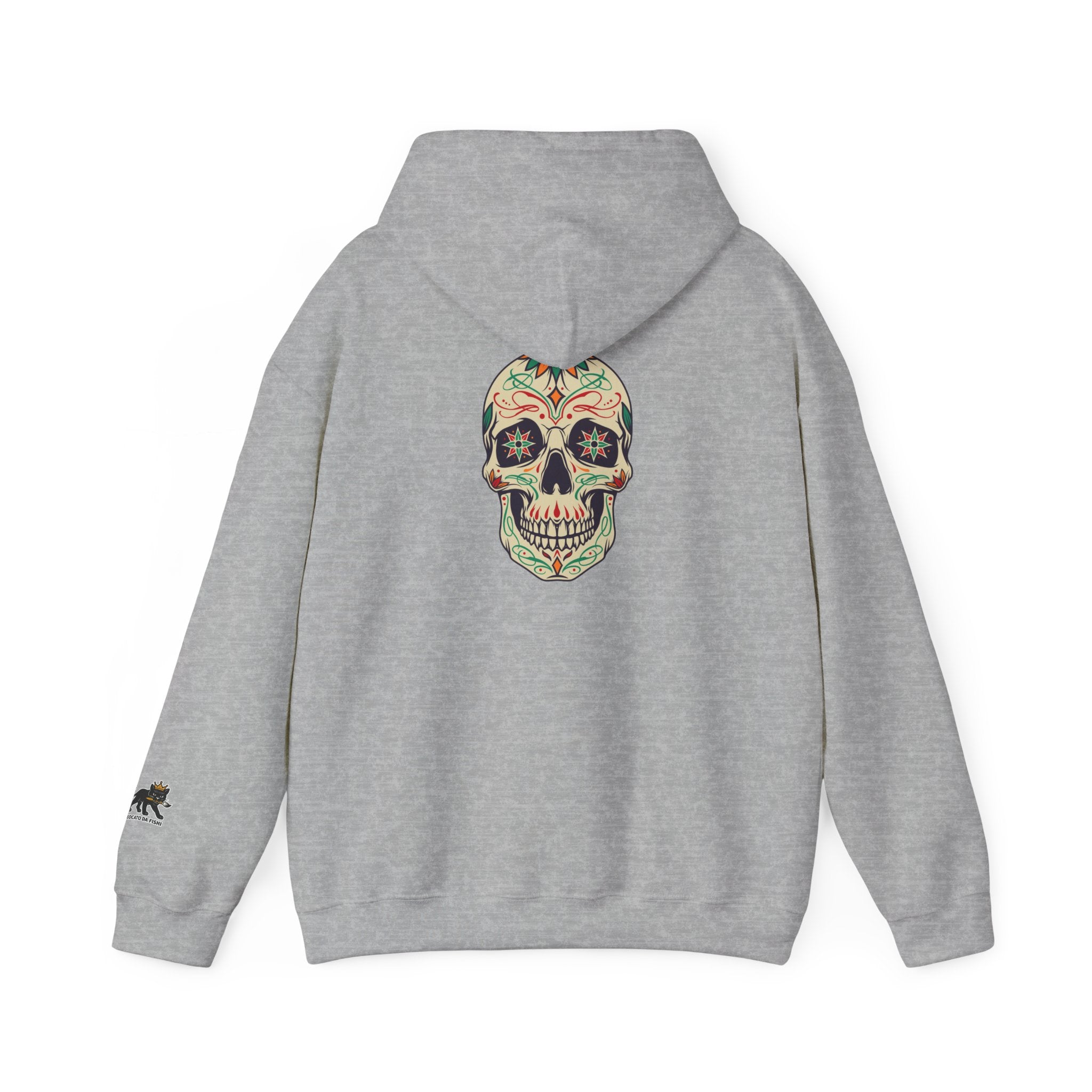 skull Hooded Sweatshirt, Unisex Casual Hoodie, Perfect Gift for Friends, Inspiring Apparel, Comfortable Daily Wear