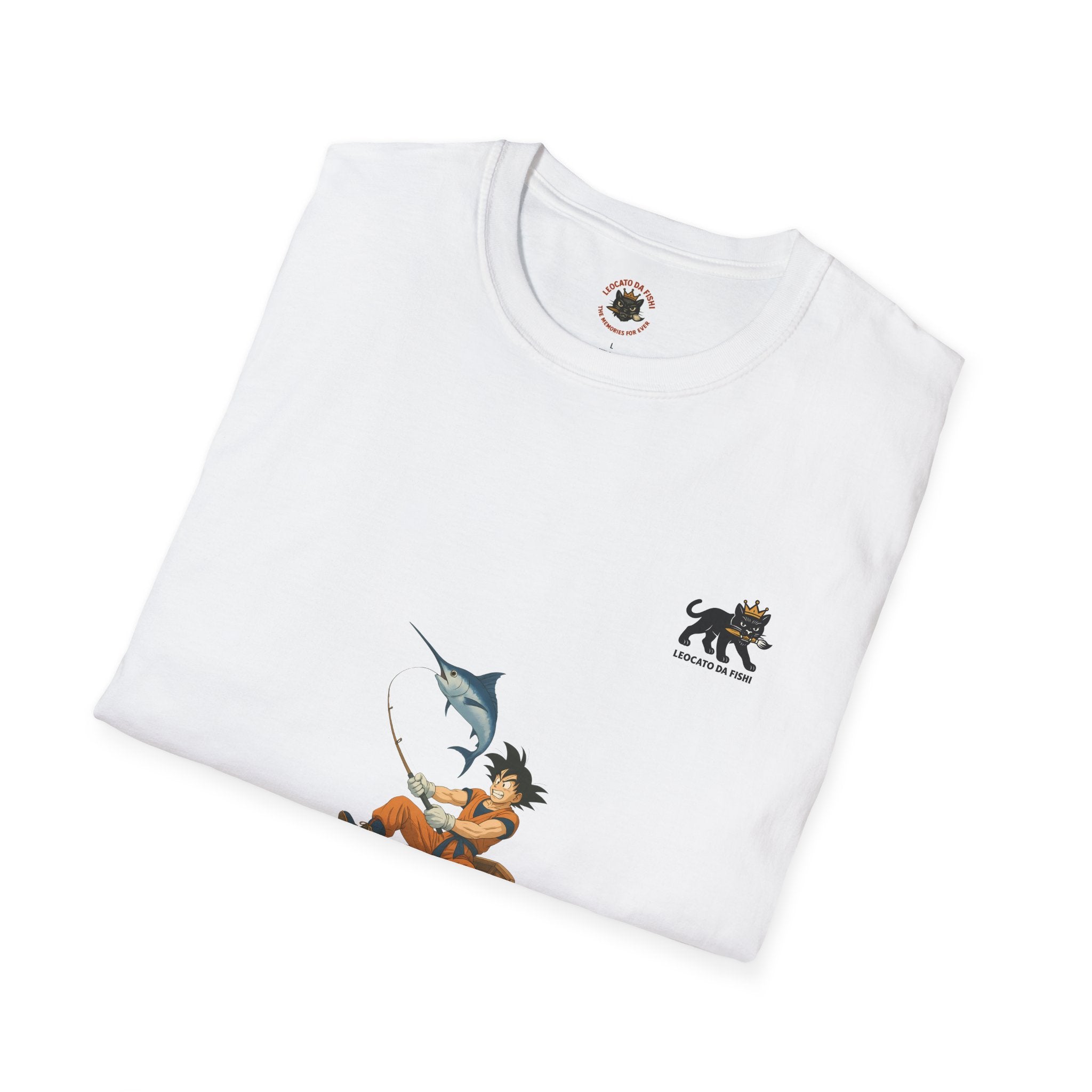 Fishing goku Unisex T-Shirt, Casual Wear, Gift for Fishermen, Outdoor Adventure Shirt, Summer Apparel, Fishing Enthusiast Tee