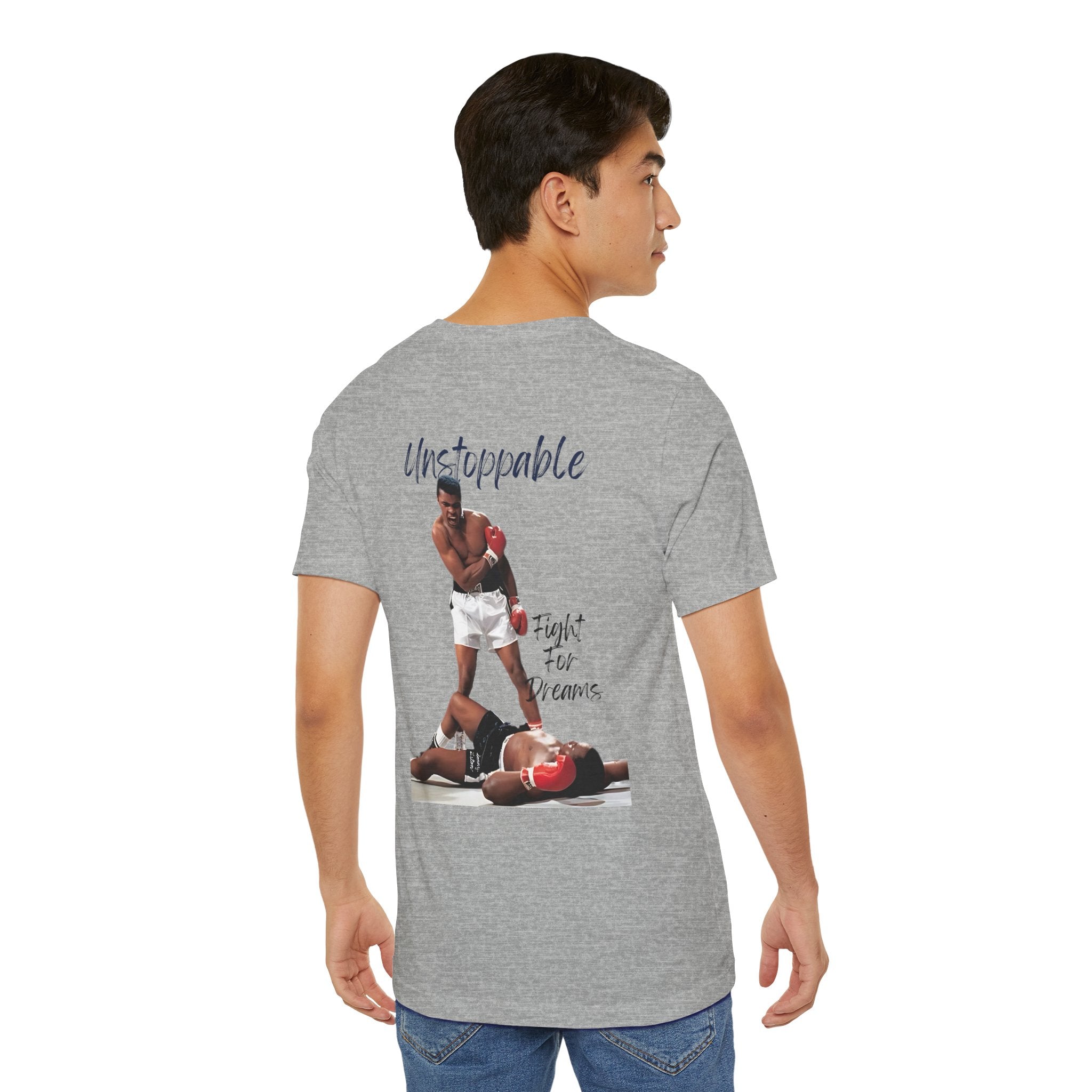 fight for dreams mohamed ali boxer Graphic Tee, Casual Summer Shirt, Marine Life T-Shirt, Gift for Sea Lovers,  high quality