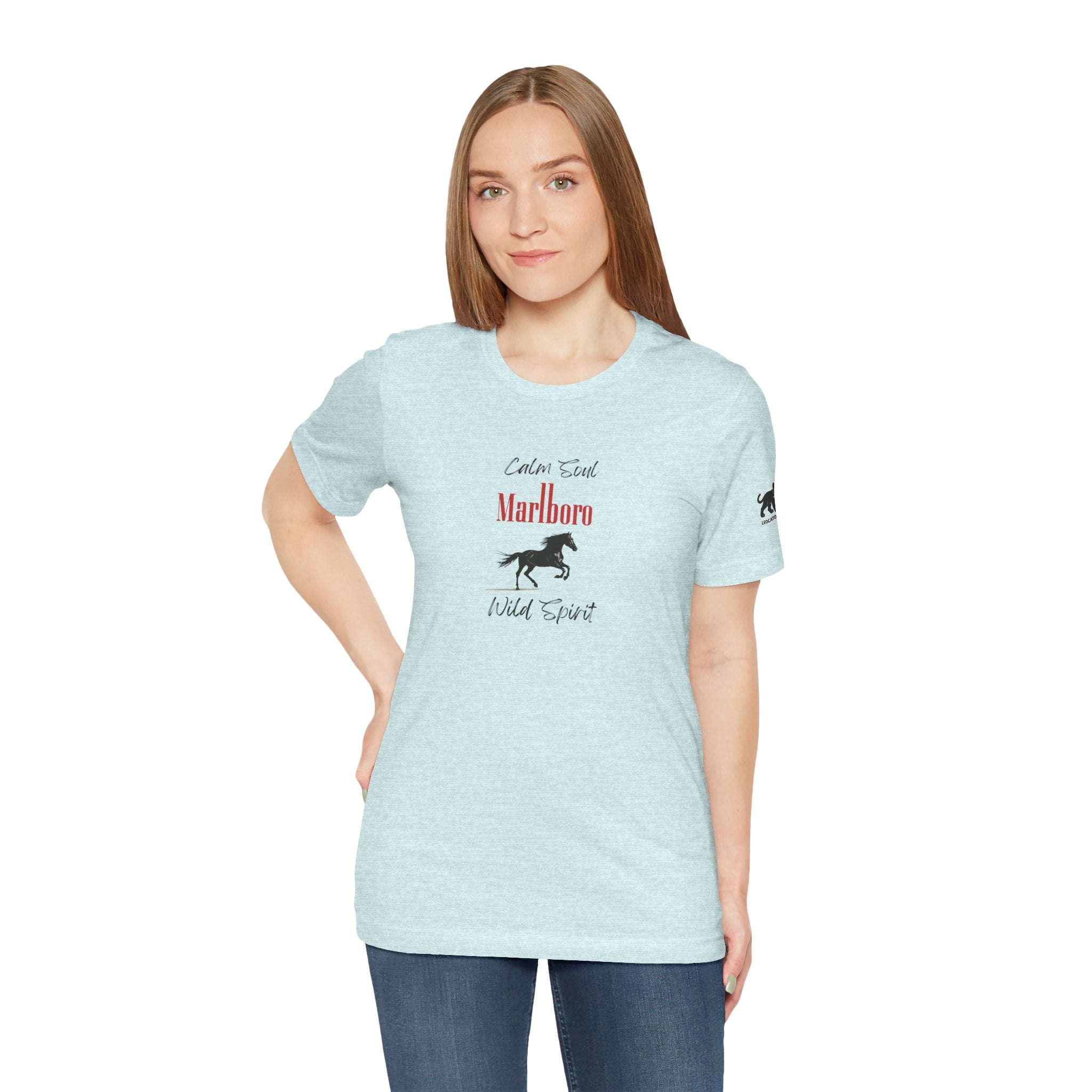 calm soul wild spirit Graphic Tee, Casual Summer Shirt, Marine Life T-Shirt, Gift for Sea Lovers,  high quality