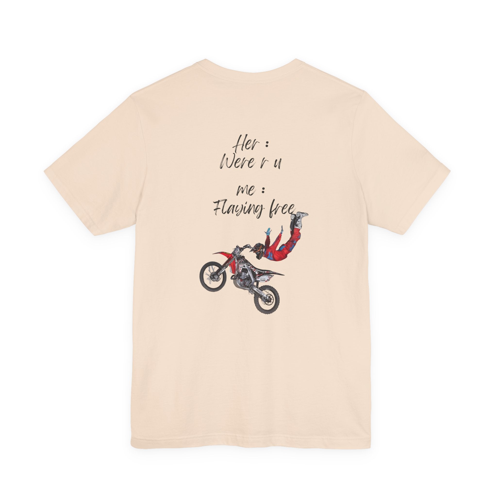 her where r u  ? me flaying free Graphic Tee, Casual Summer Shirt, Marine Life T-Shirt, Gift for Sea Lovers,  high quality