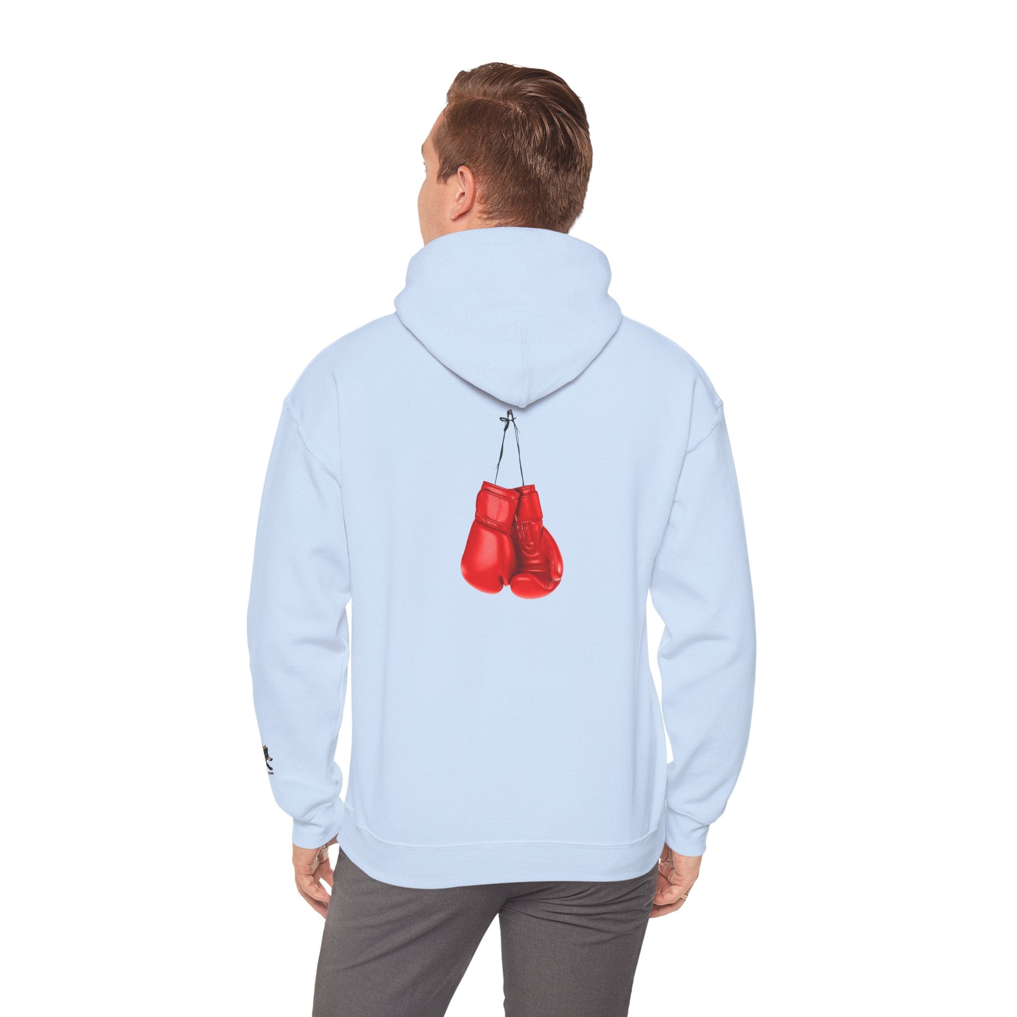 boxing gloves Hooded Sweatshirt, Unisex Casual Hoodie, Perfect Gift for Friends, Inspiring Apparel, Comfortable Daily Wear