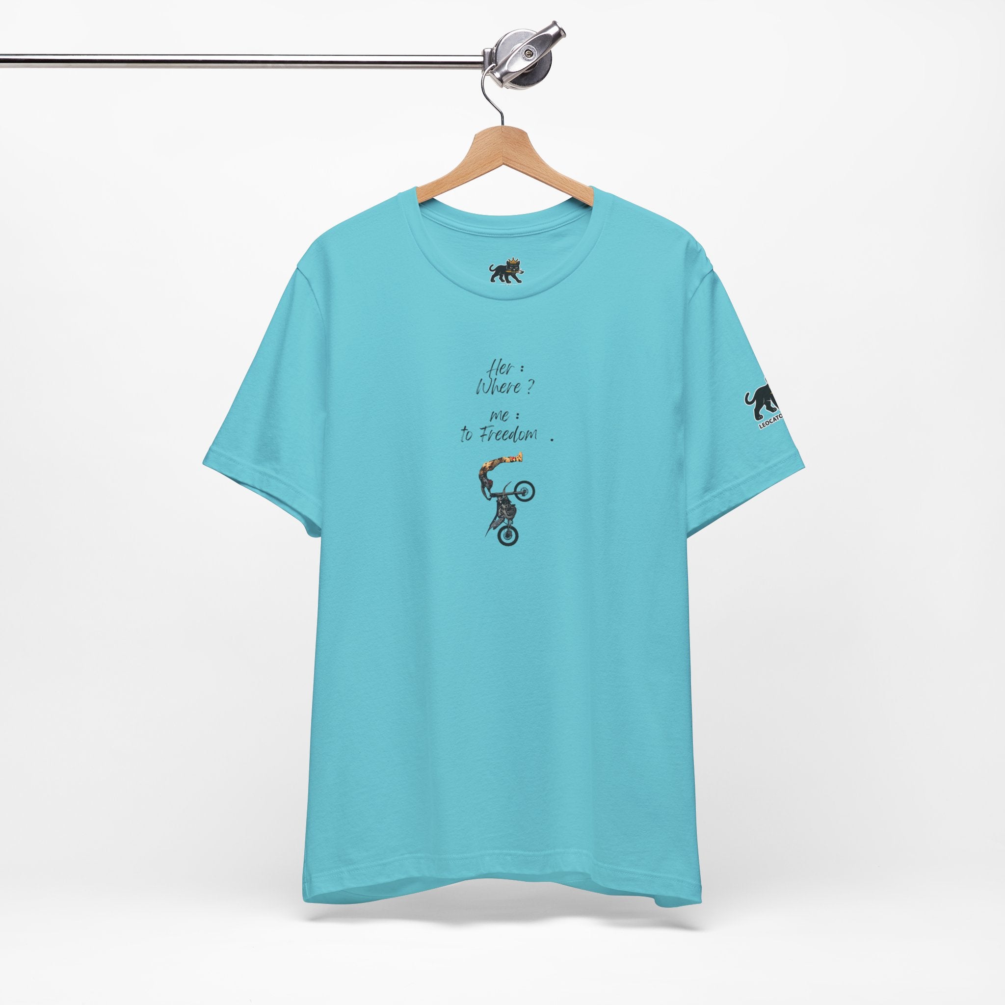 her where ? me to freedom Graphic Tee, Casual Summer Shirt, Marine Life T-Shirt, Gift for Sea Lovers,  high quality