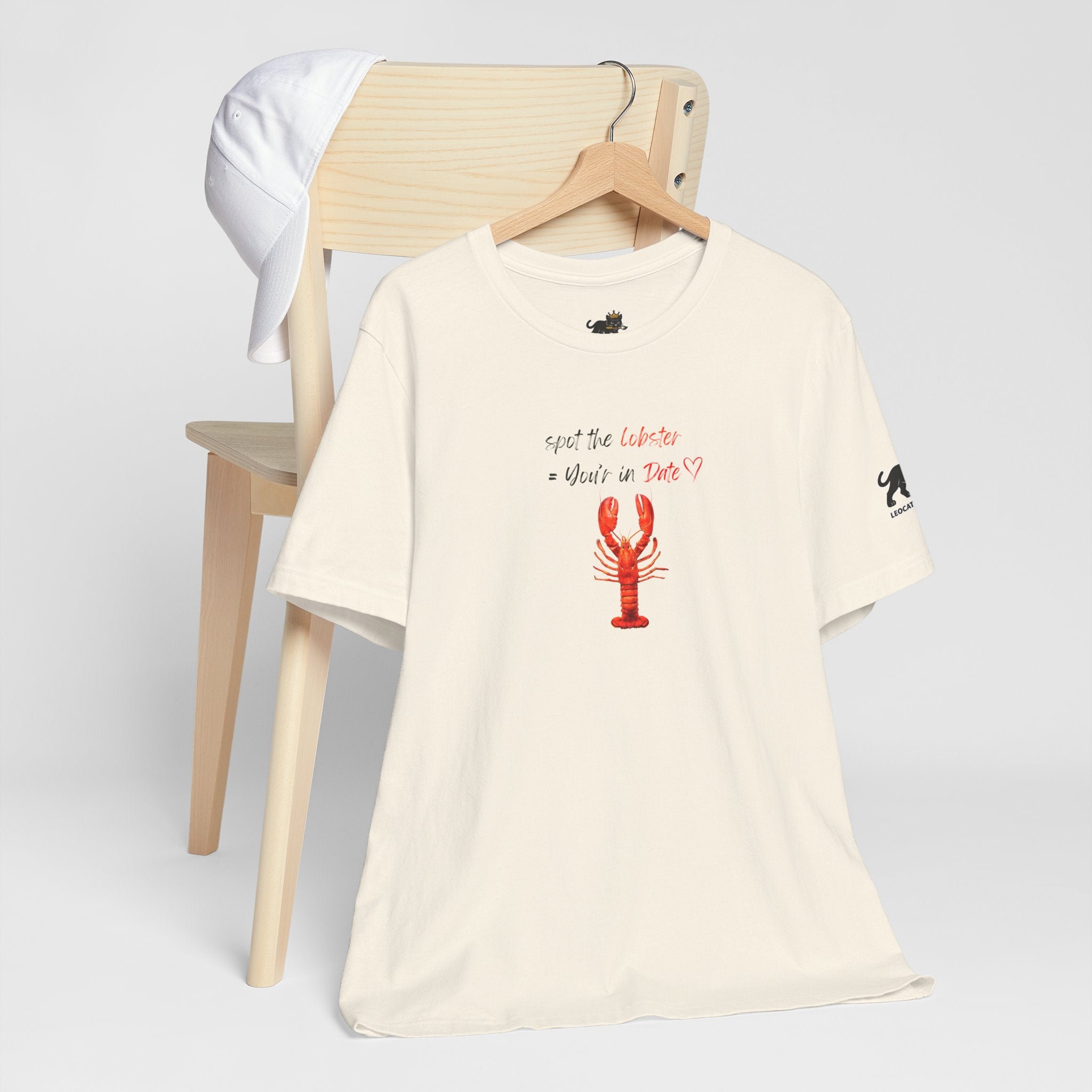 spot the  lobster your in date Graphic Tee, Casual Summer Shirt, Marine Life T-Shirt, Gift for Sea Lovers,  high quality