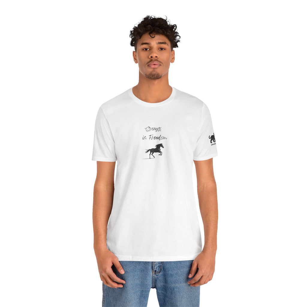 strength is freedom Graphic Tee, Casual Summer Shirt, Marine Life T-Shirt, Gift for Sea Lovers,  high quality