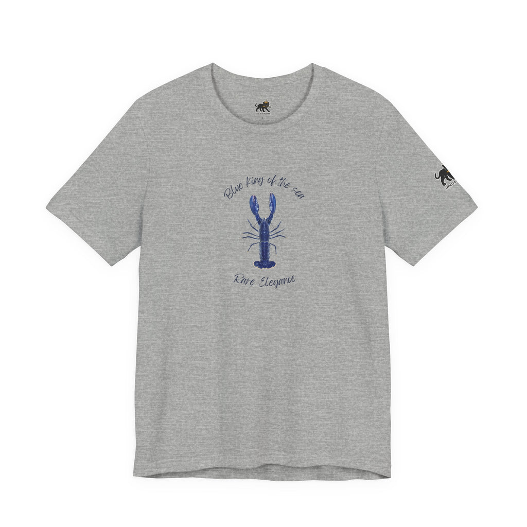 blue king of sea Lobster Graphic Tee, Casual Summer Shirt, Marine Life T-Shirt, Gift for Sea Lovers,  high quality
