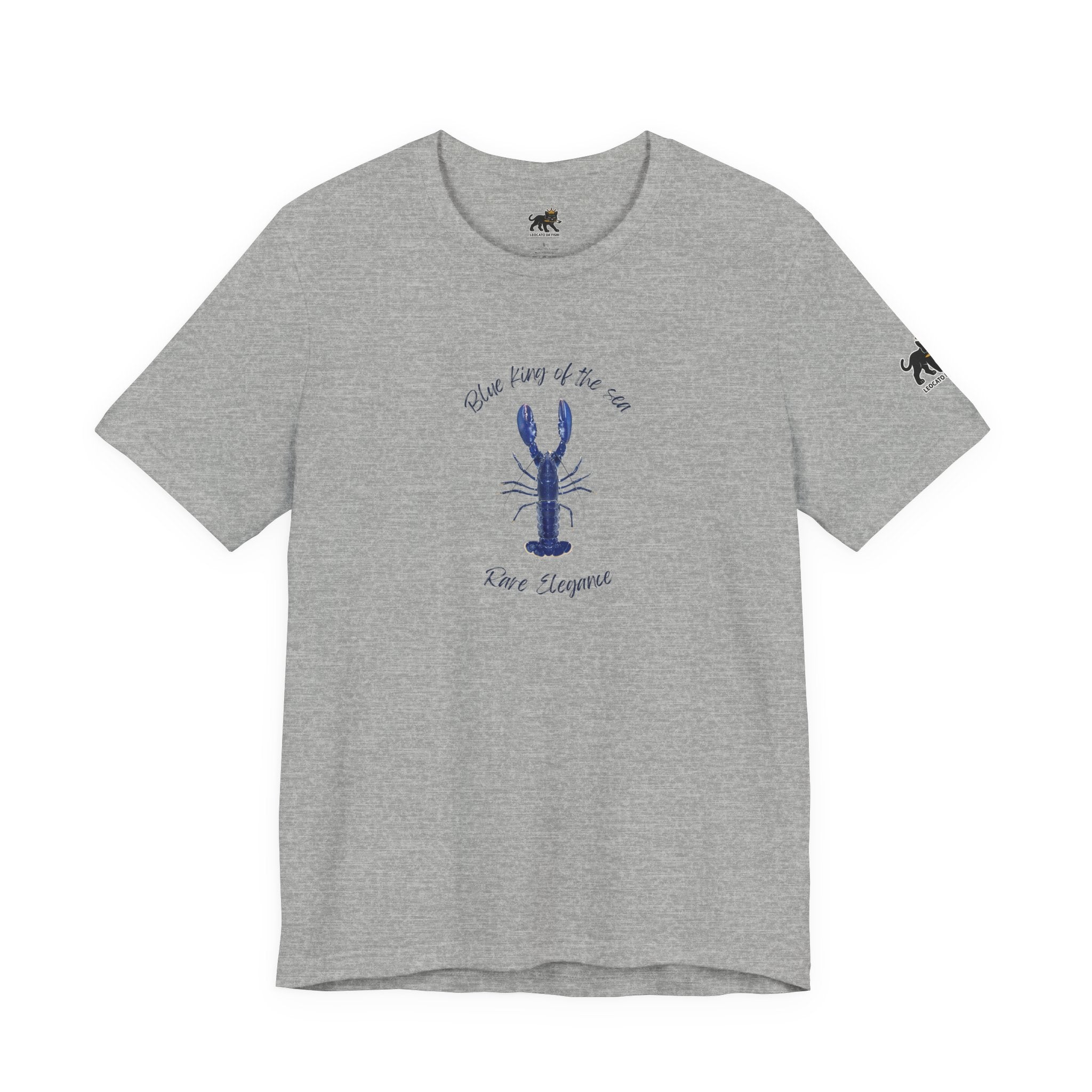 blue king of sea Lobster Graphic Tee, Casual Summer Shirt, Marine Life T-Shirt, Gift for Sea Lovers,  high quality
