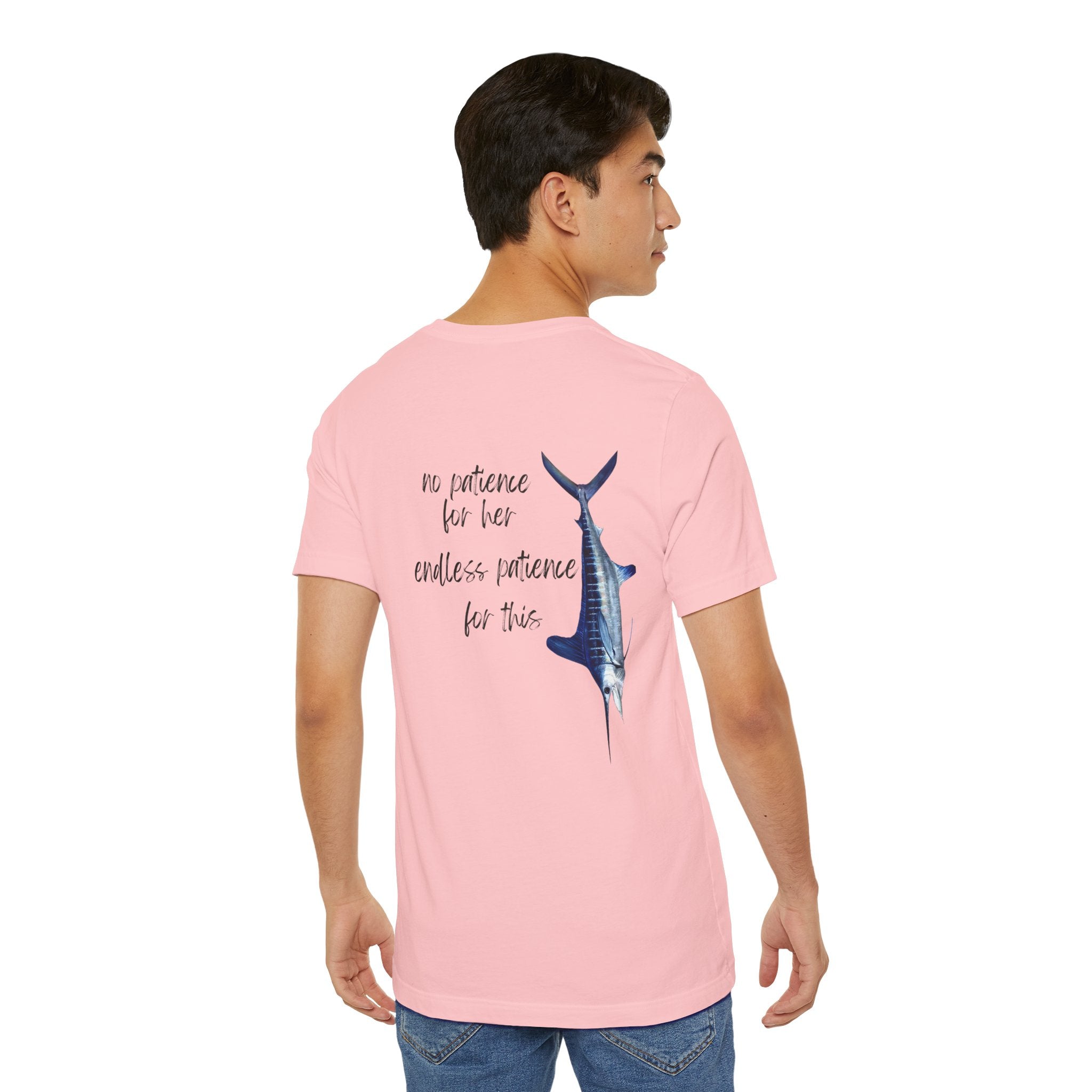 No patience for her, endless patience for this Graphic Tee, Casual Summer Shirt, Marine Life T-Shirt, Gift for Sea Lovers,  high quality