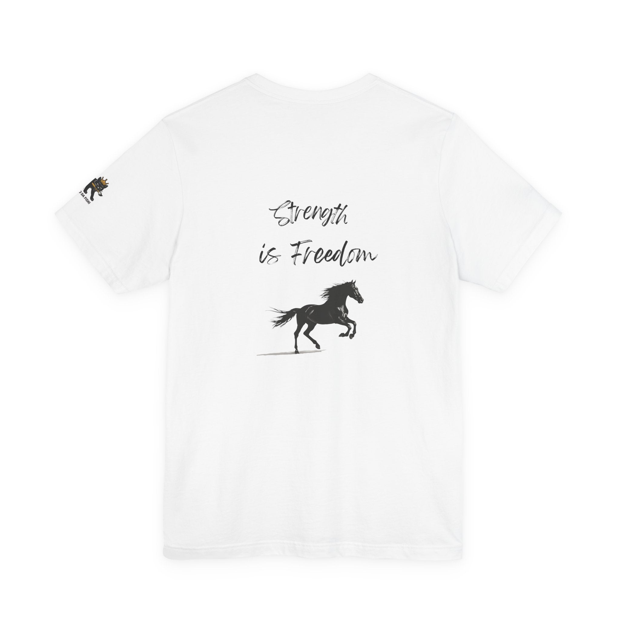 strength is freedom Graphic Tee, Casual Summer Shirt, Marine Life T-Shirt, Gift for Sea Lovers,  high quality