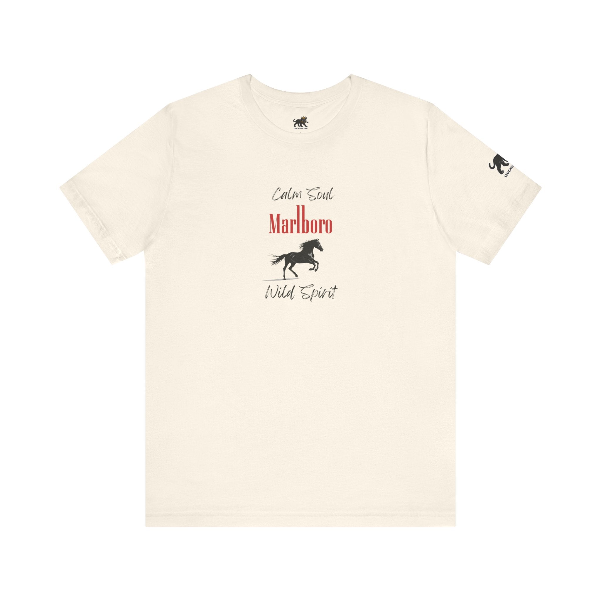 calm soul wild spirit Graphic Tee, Casual Summer Shirt, Marine Life T-Shirt, Gift for Sea Lovers,  high quality