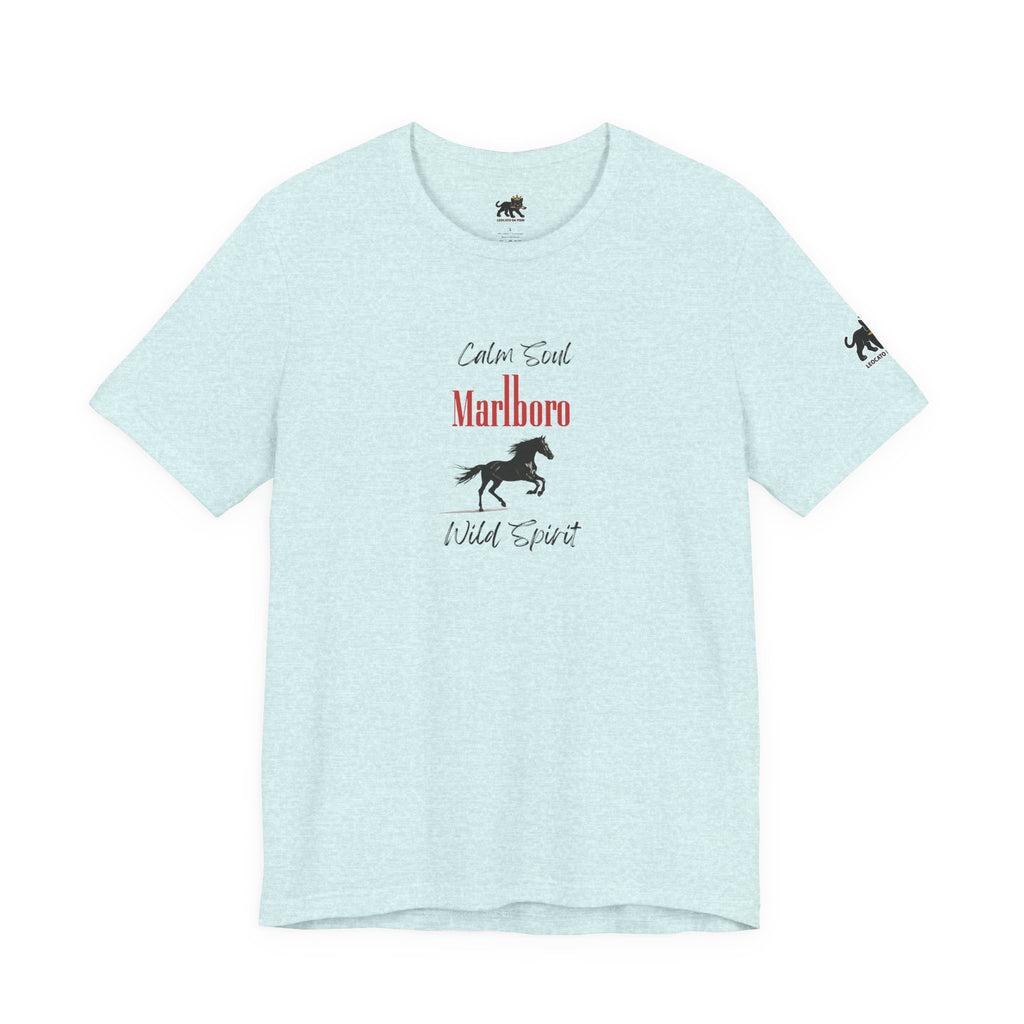 calm soul wild spirit Graphic Tee, Casual Summer Shirt, Marine Life T-Shirt, Gift for Sea Lovers,  high quality