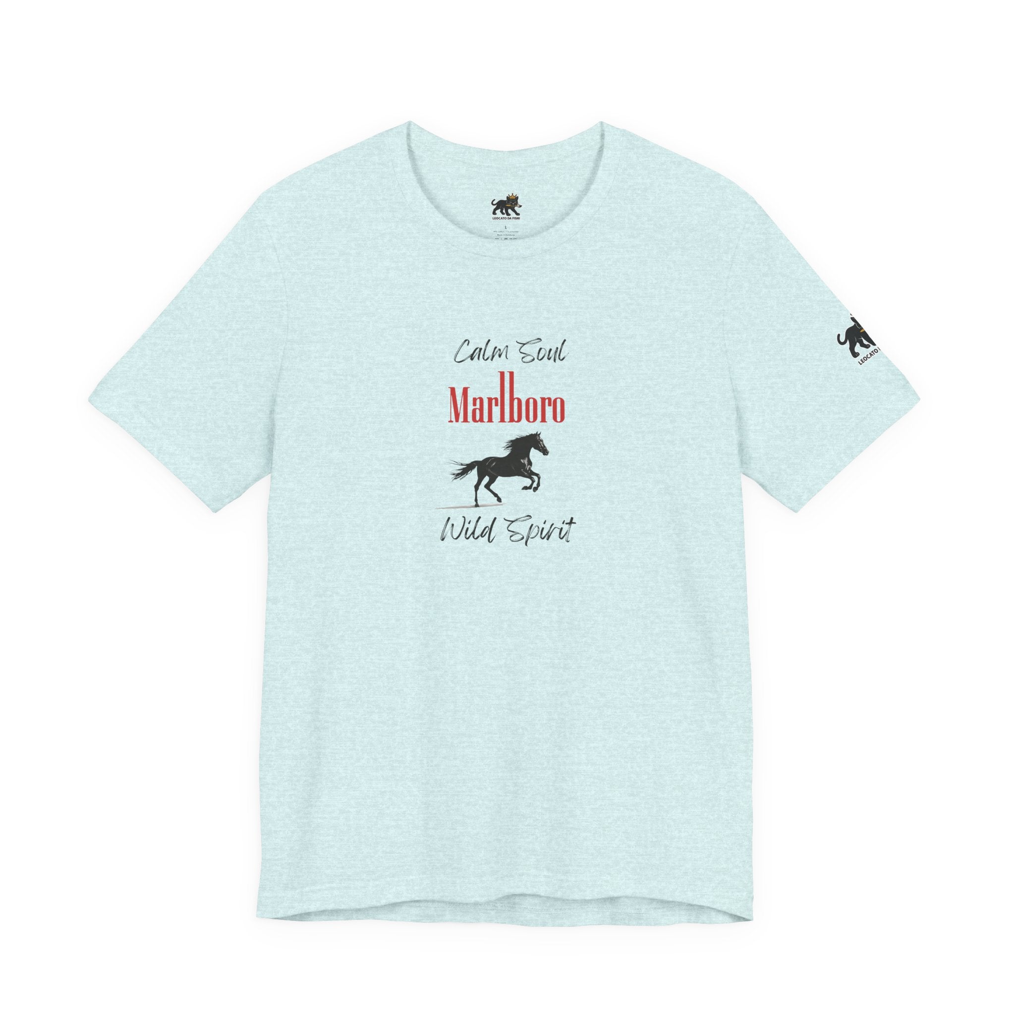 calm soul wild spirit Graphic Tee, Casual Summer Shirt, Marine Life T-Shirt, Gift for Sea Lovers,  high quality