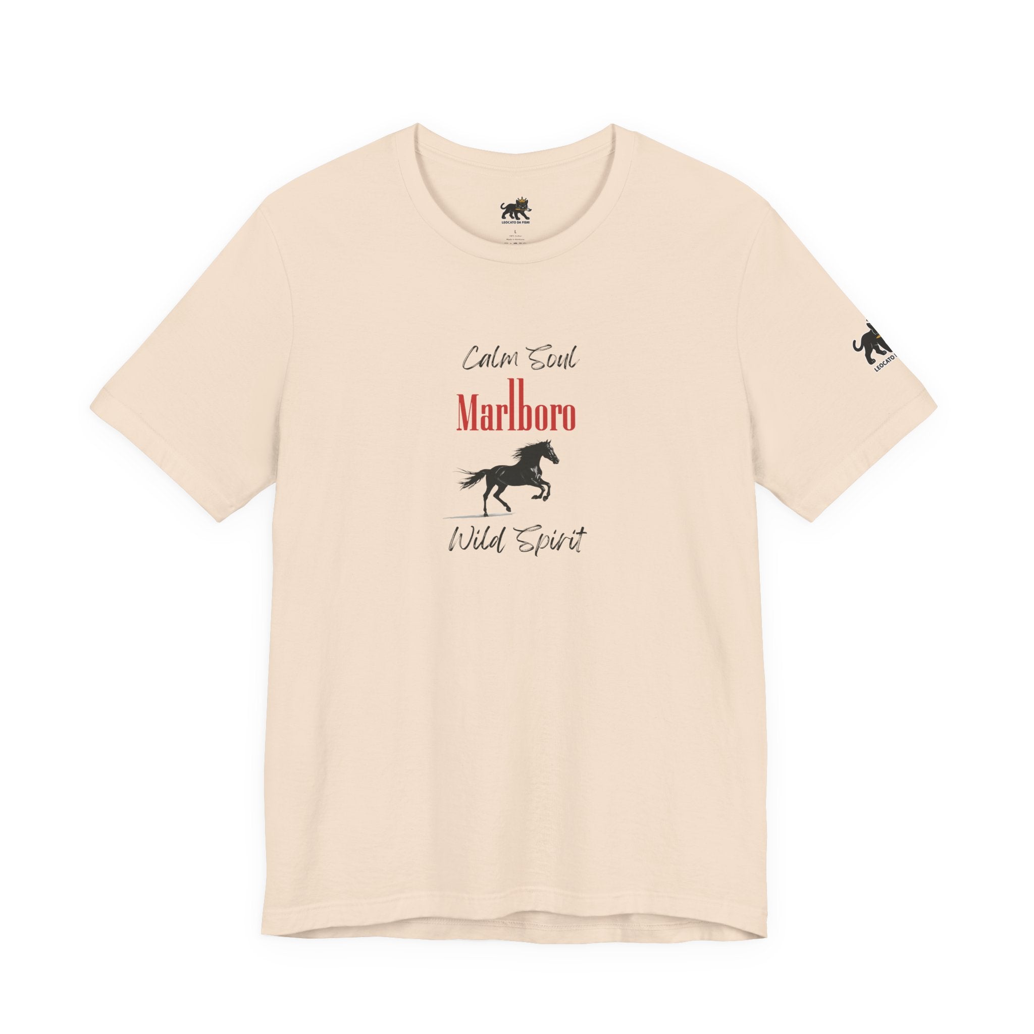 calm soul wild spirit Graphic Tee, Casual Summer Shirt, Marine Life T-Shirt, Gift for Sea Lovers,  high quality