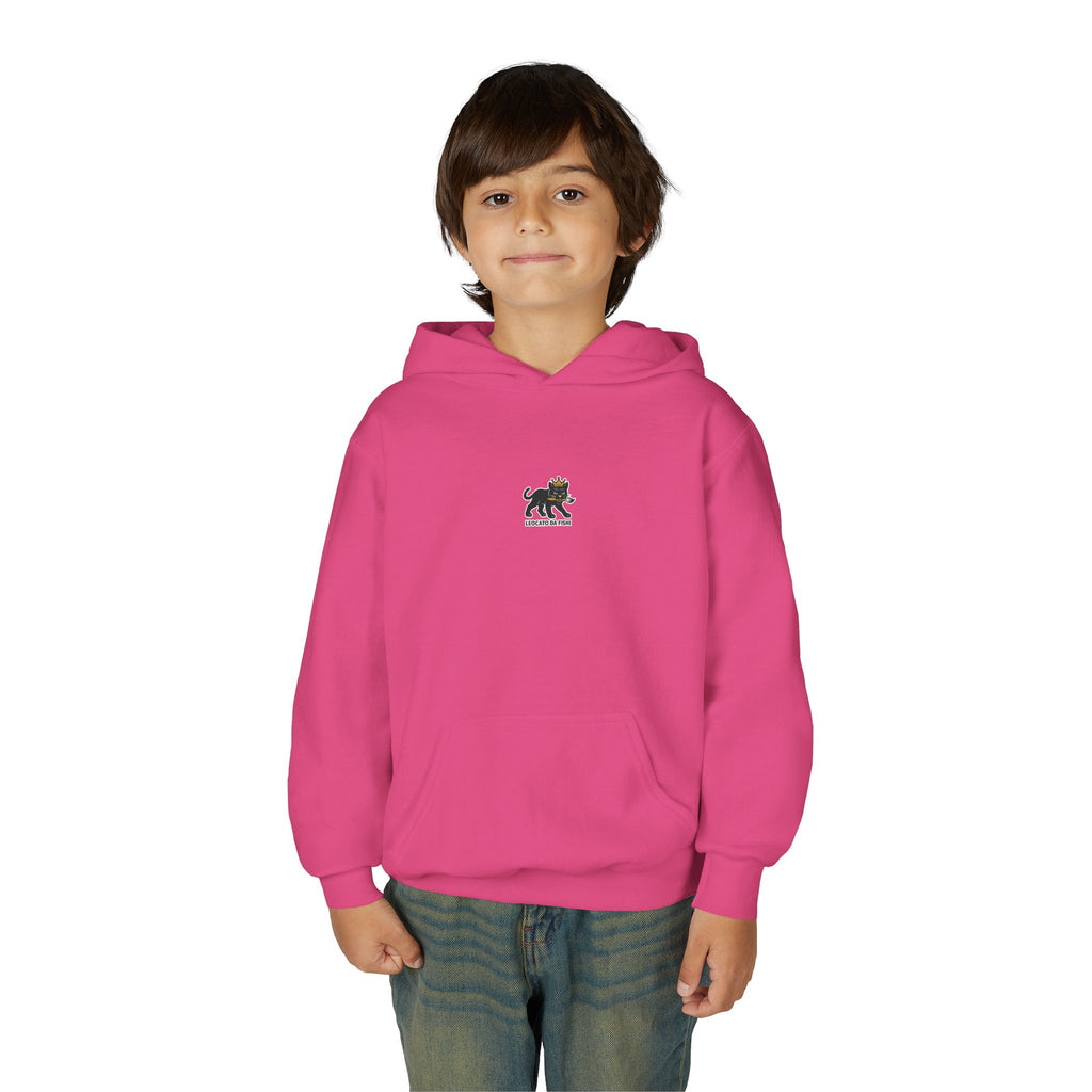 Youth Heavy Blend Hooded Sweatshirt with 'Leccato da Fish' Design - Cozy Gift for Teens, Memory Keepsake, Casual Wear, Birthday .