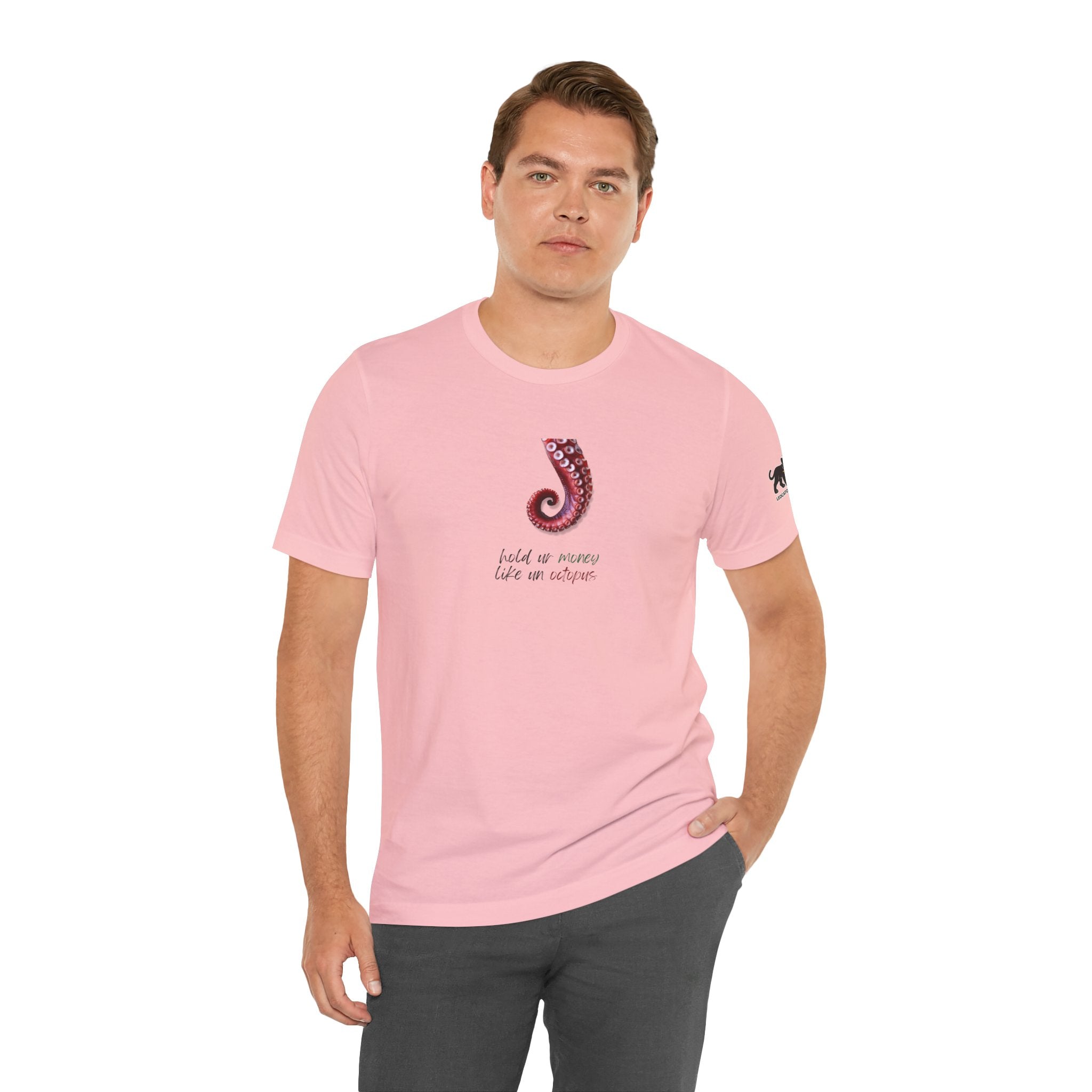 hold ur money like an octopus  Graphic Tee, Casual Summer Shirt, Marine Life T-Shirt, Gift for Sea Lovers,  high quality