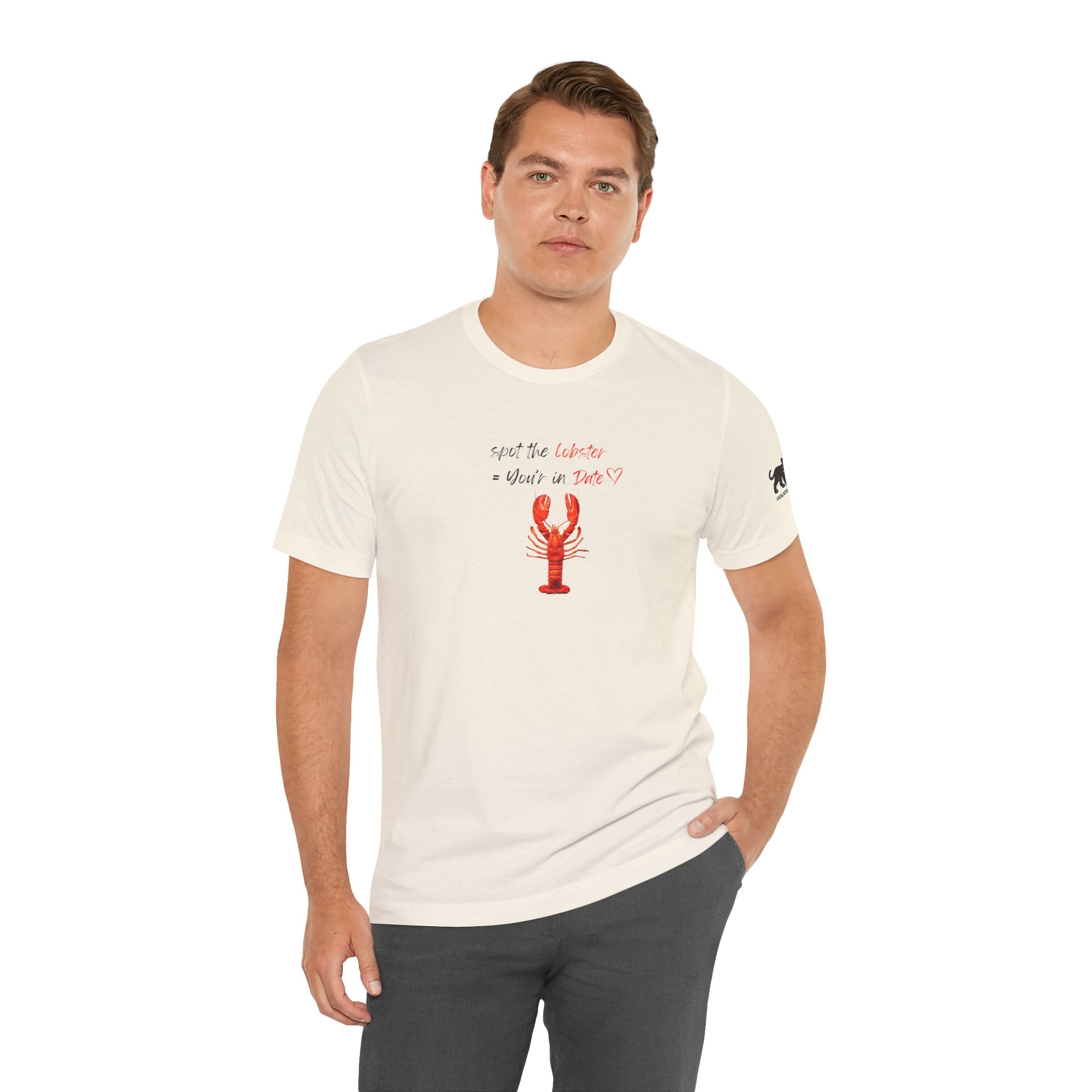 spot the  lobster your in date Graphic Tee, Casual Summer Shirt, Marine Life T-Shirt, Gift for Sea Lovers,  high quality