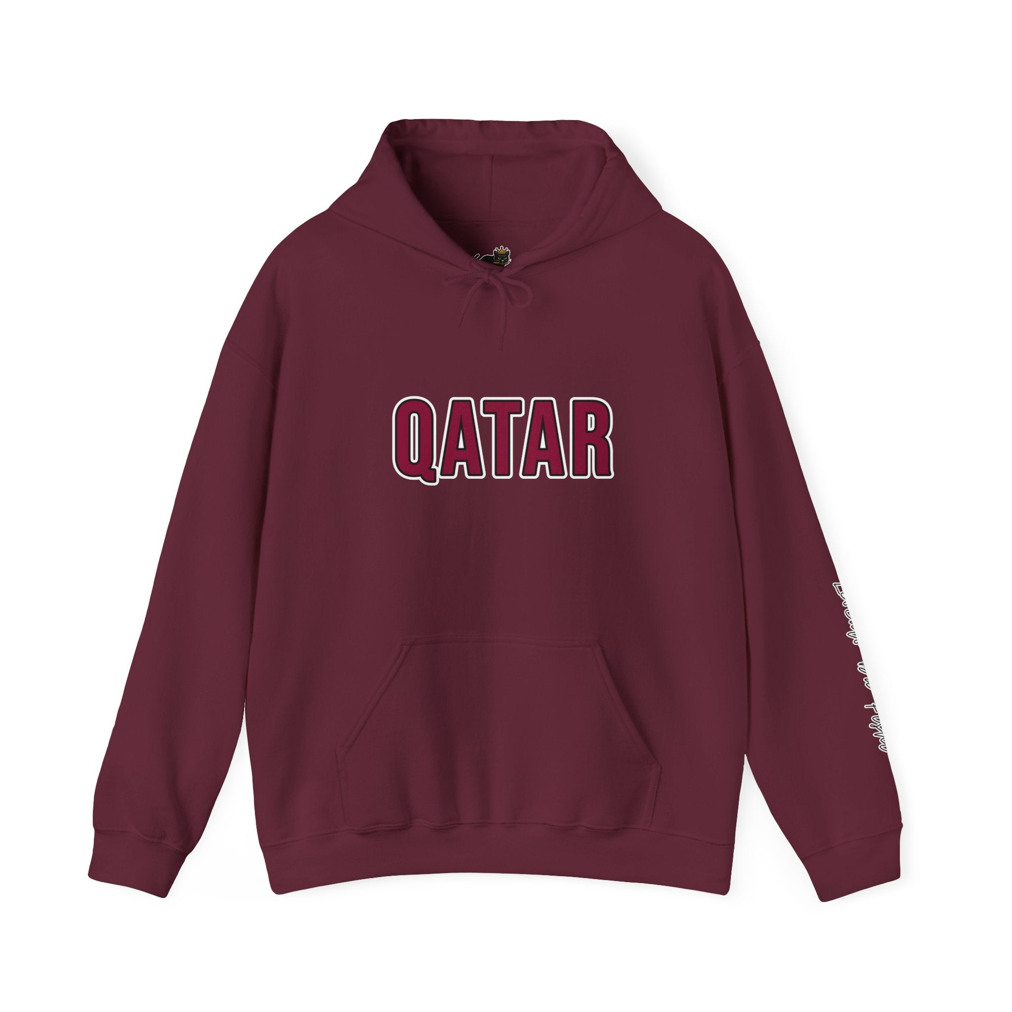 Qatar flag hoodie ,