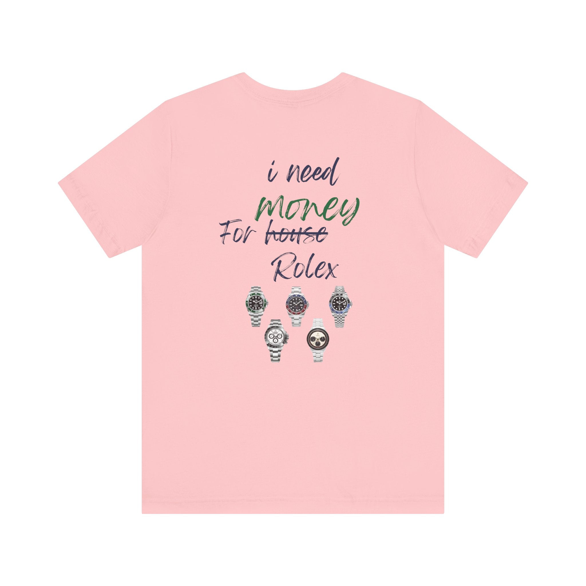 i need money for rolex  Graphic Tee, Casual Summer Shirt, Marine Life T-Shirt, Gift for Sea Lovers,  high quality