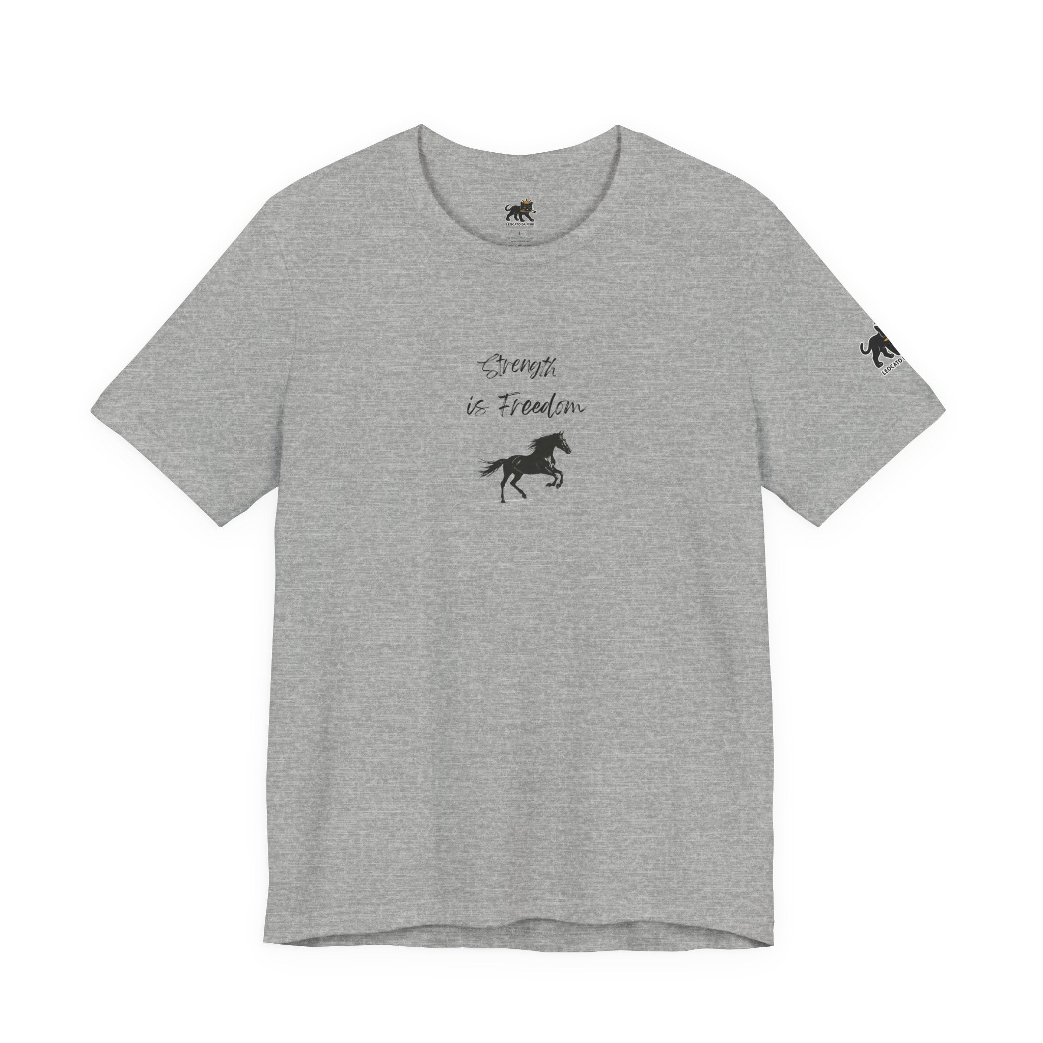 strength is freedom Graphic Tee, Casual Summer Shirt, Marine Life T-Shirt, Gift for Sea Lovers,  high quality