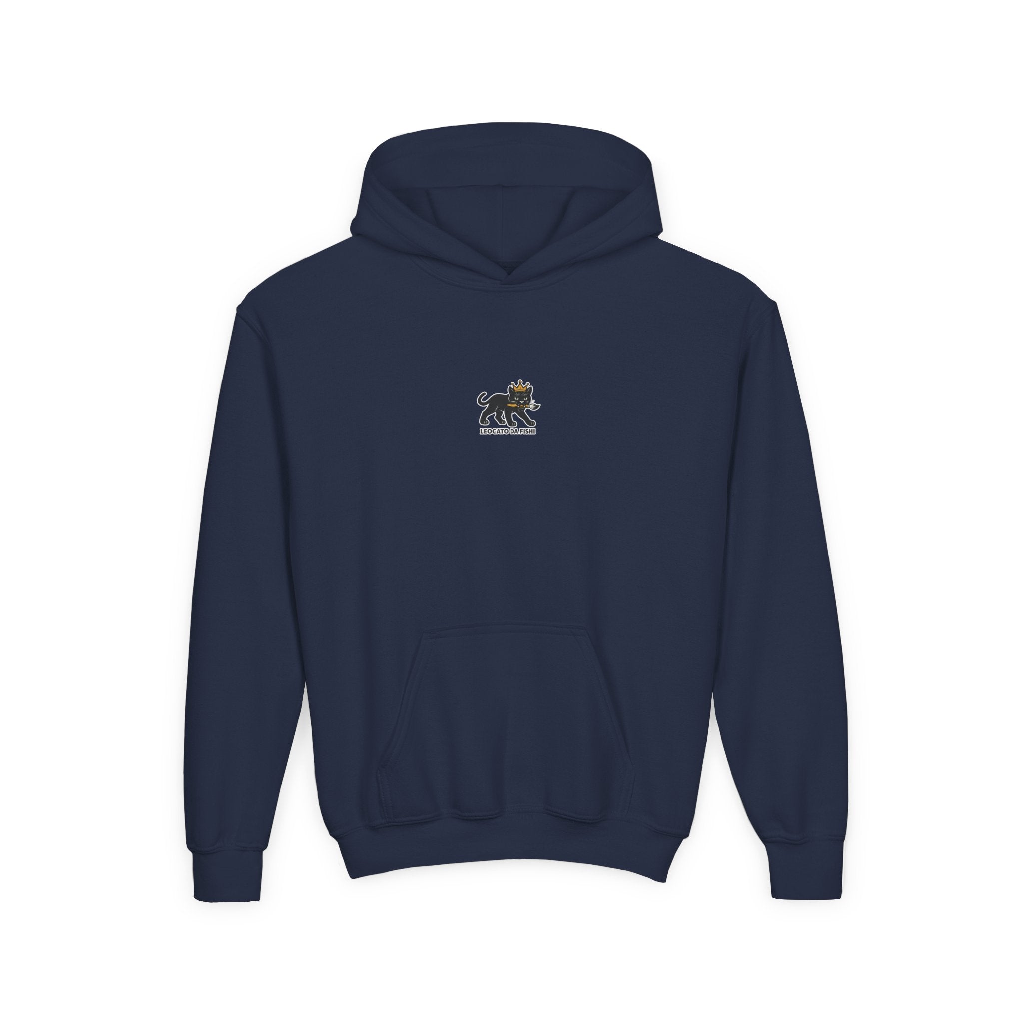 Youth Heavy Blend Hooded Sweatshirt with 'Leccato da Fish' Design - Cozy Gift for Teens, Memory Keepsake, Casual Wear, Birthday .