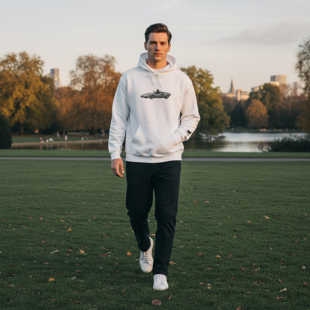 Lamborghini Countach Turbo Hooded Sweatshirt,