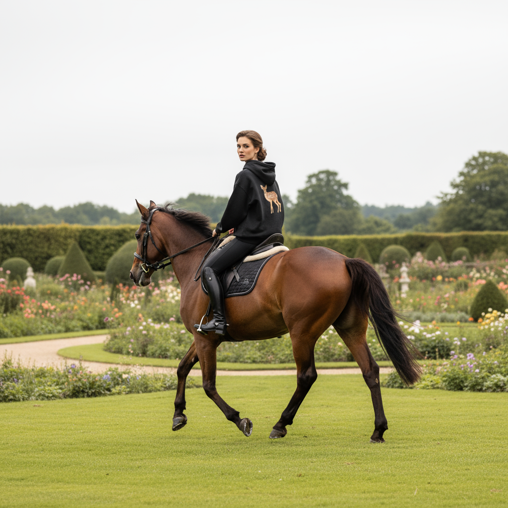 deer Hooded Sweatshirt,