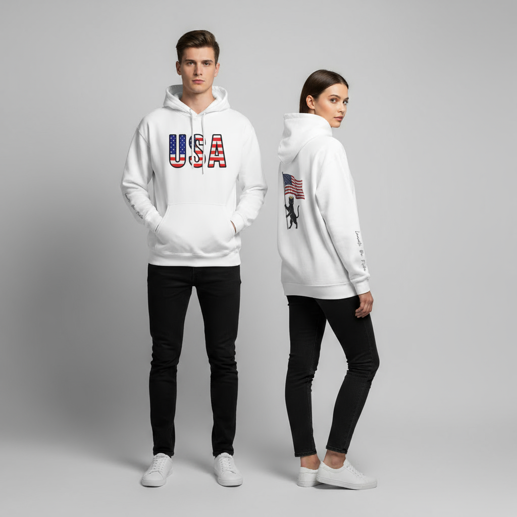 USA Flag Hoodie,