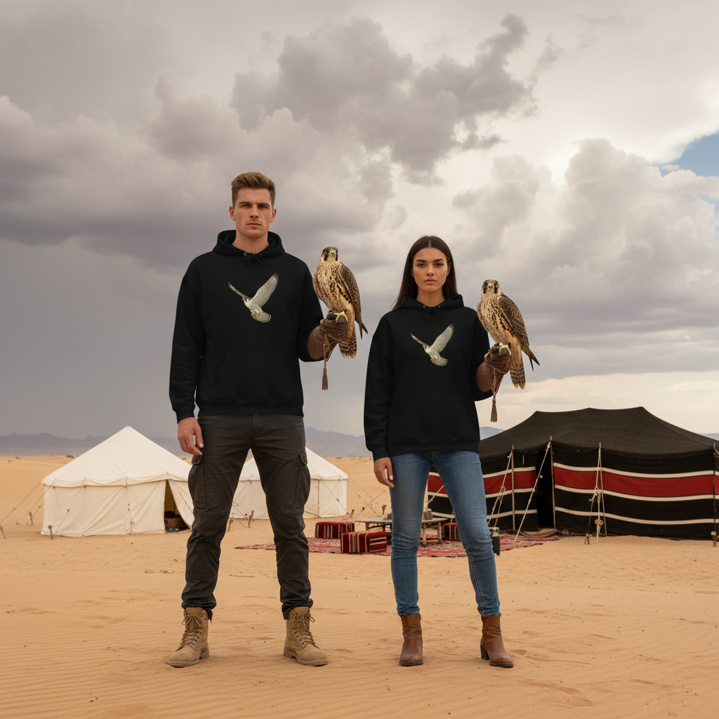 falcon shaheen  Hooded Sweatshirt .