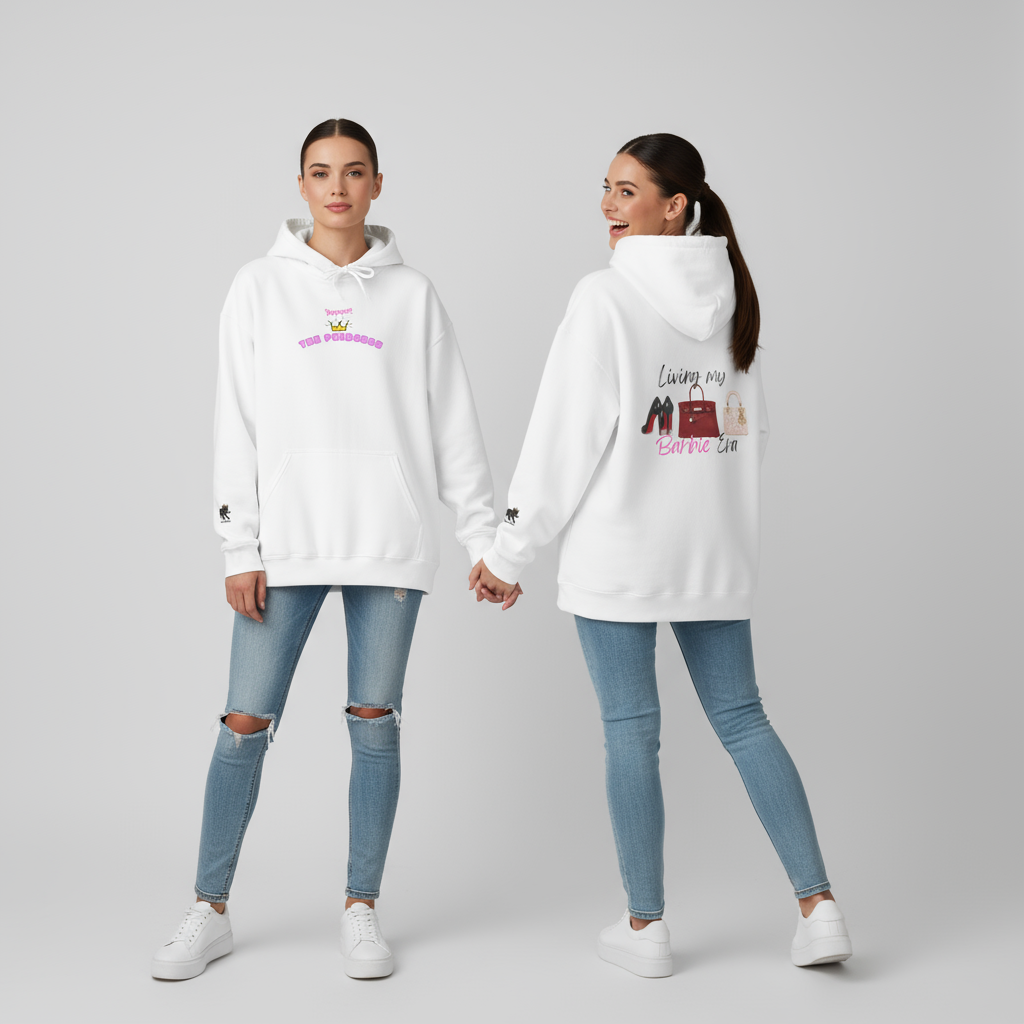 living my barbie era Hooded Sweatshirt,